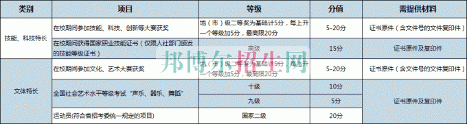 加分項目及規(guī)則