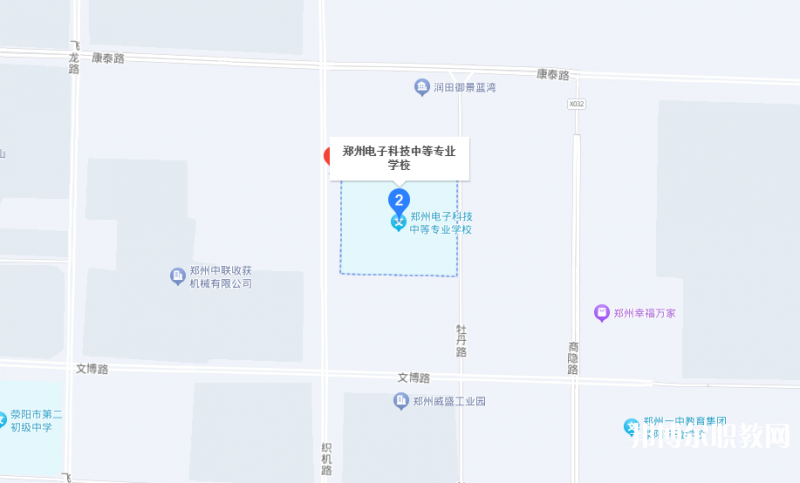 中牟電子科技中等專業(yè)學(xué)校地址，乘車路線