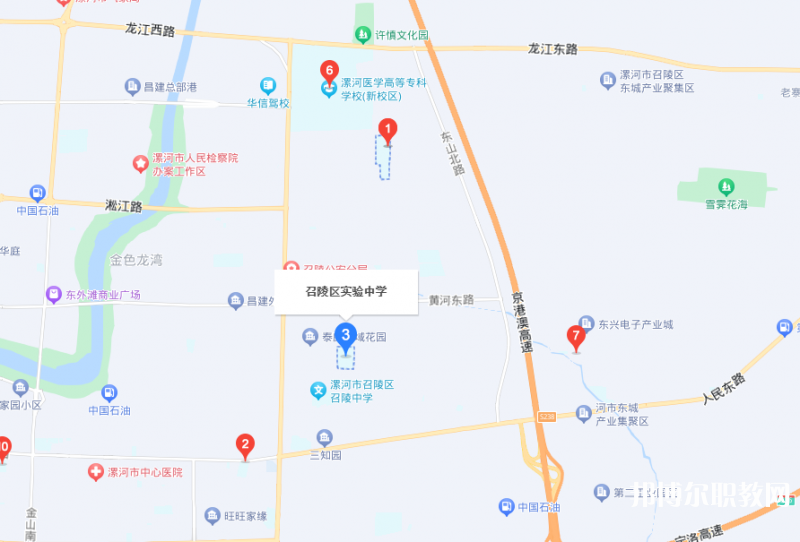 漯河市召陵區(qū)中等專業(yè)學(xué)校地址，乘車路線