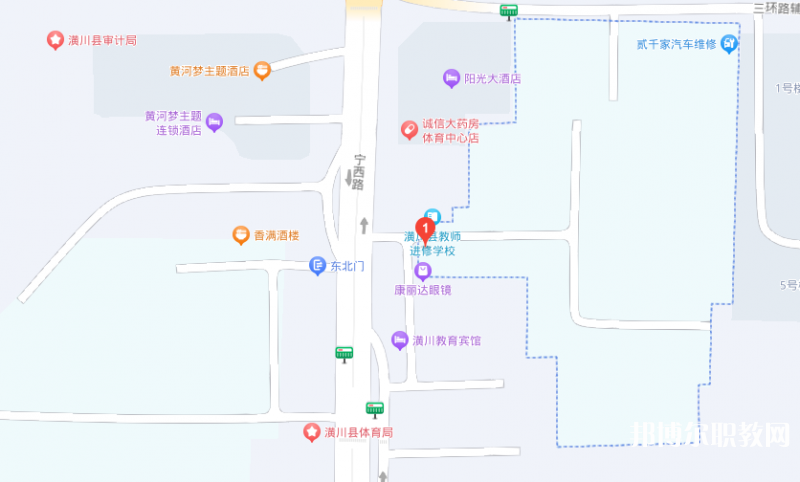 潢川縣職業(yè)中等專業(yè)學(xué)校地址，乘車(chē)路線