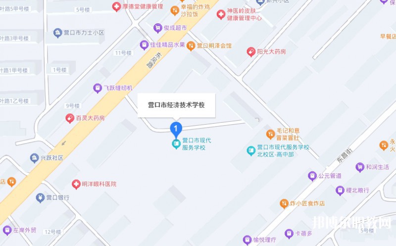 營口市經(jīng)濟技術(shù)學校地址，乘車路線