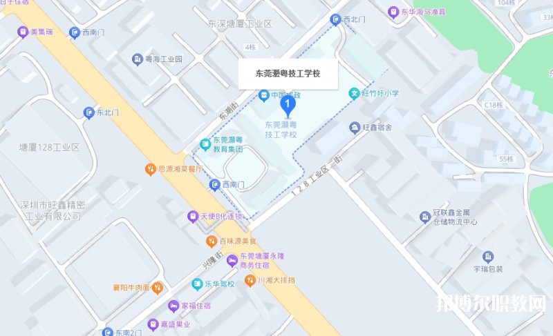 東莞市灝粵技工學(xué)校地址，乘車路線